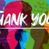 YWF Thank You colorfull concept banner