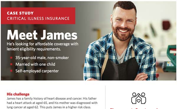 Critical Illness Case Study - Meet James